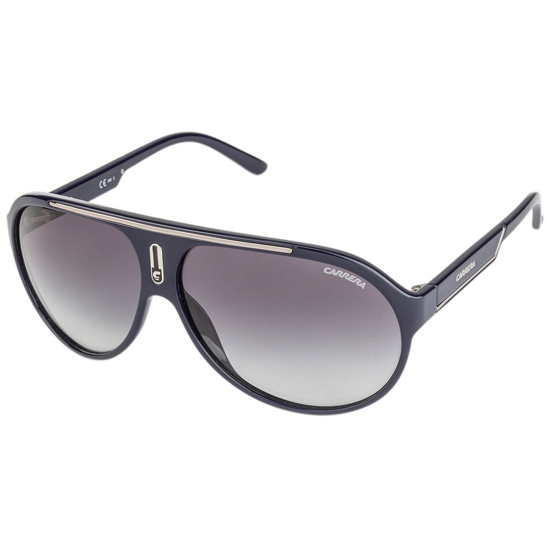 BRANDED Sky Blue Full Rim Aviator left side