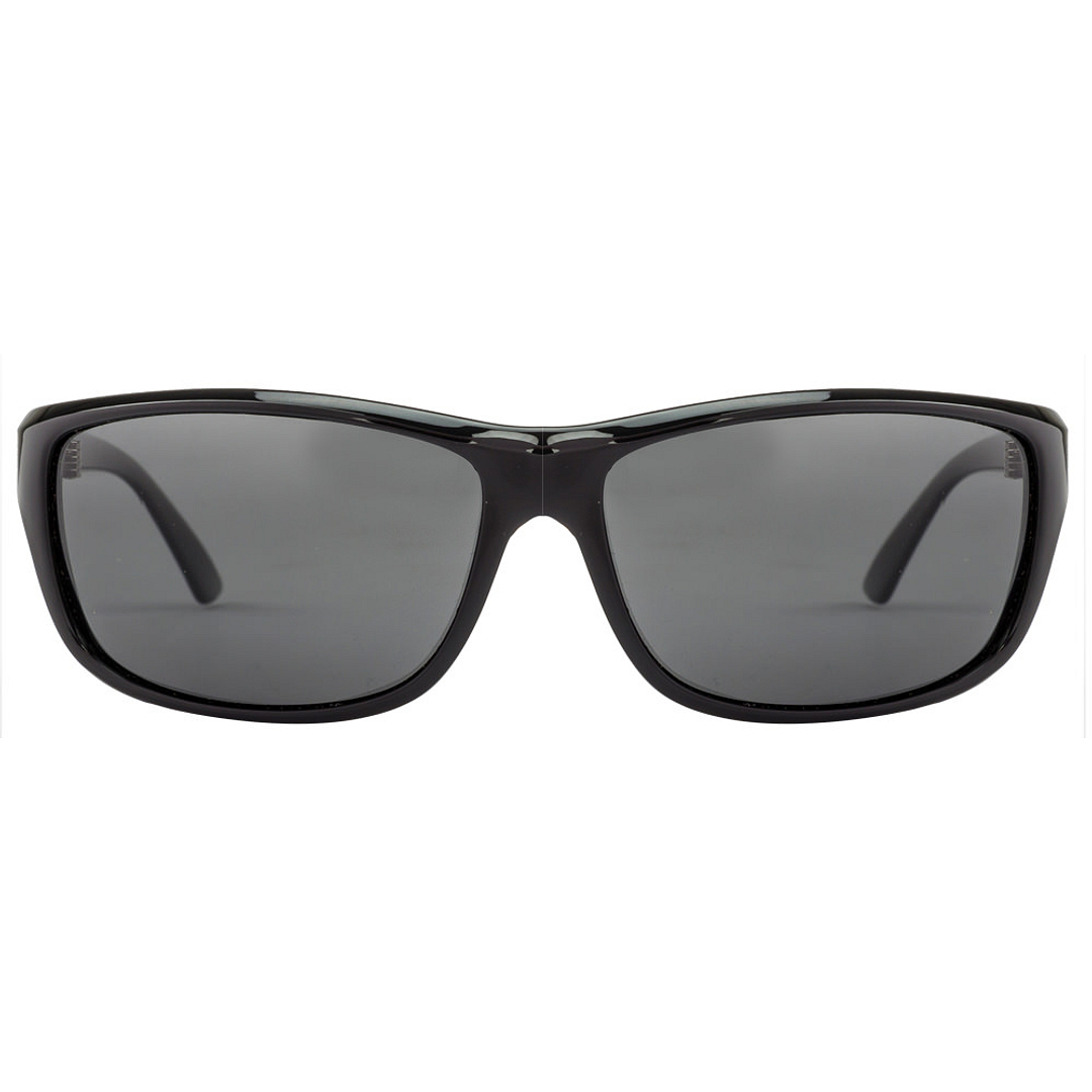 Polaroid Black Full Rim Round left side