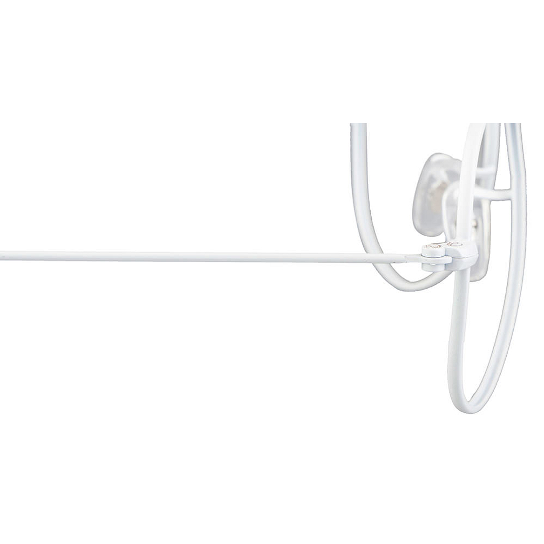 Vincent Chase Online White Full Rim Aviator left side