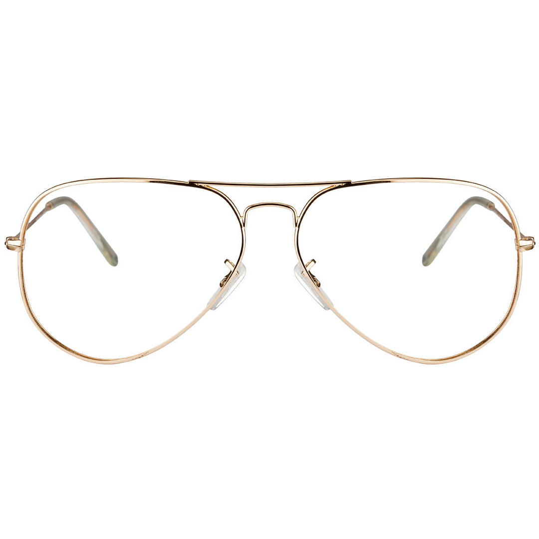 Vincent Chase Online Gold Full Rim Aviator left side