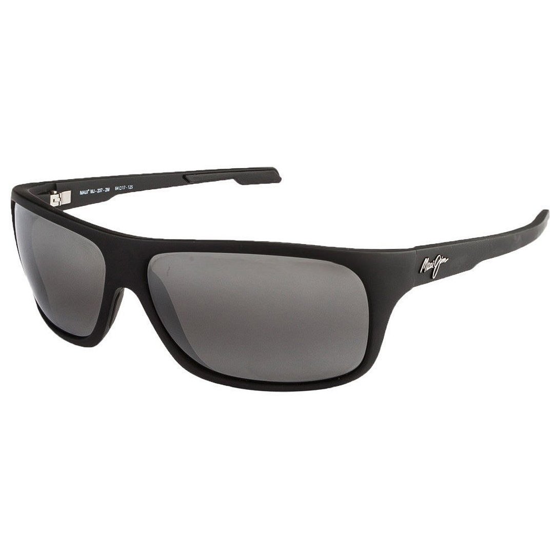 Buy Maui Jim Island Time 237-2M Matte Black Rubber Neutral Grey