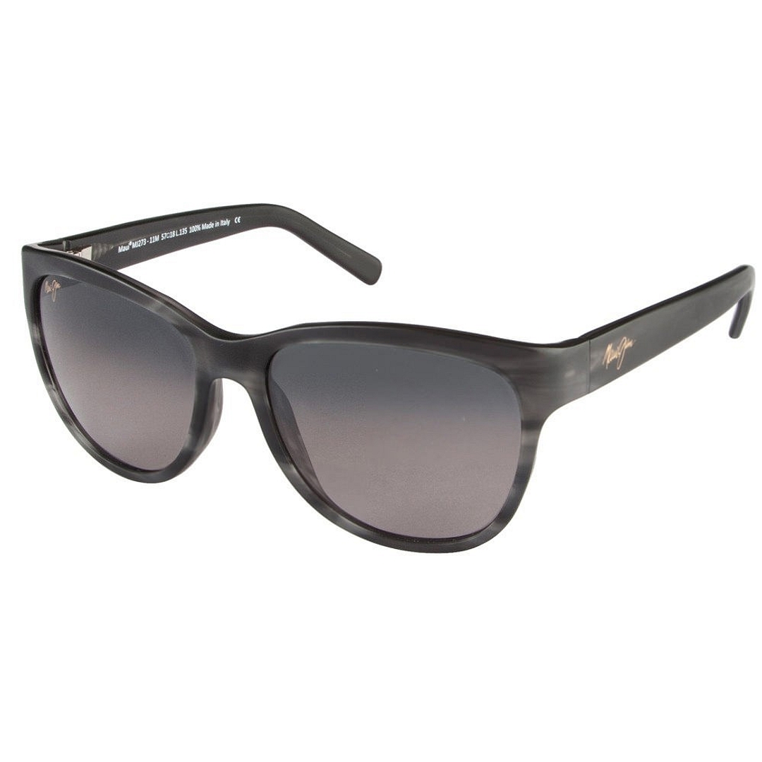 BRANDED Light Grey Full Rim Cat Eye left side