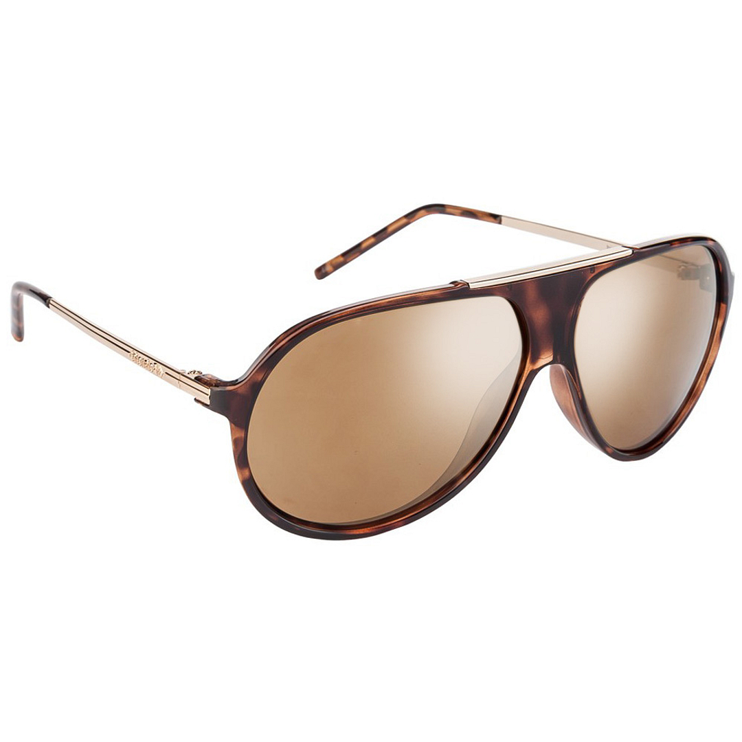 Polaroid Light Brown Full Rim Aviator right side