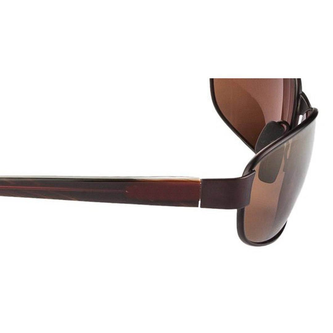 BRANDED Dark Brown Full Rim Rectangle right side