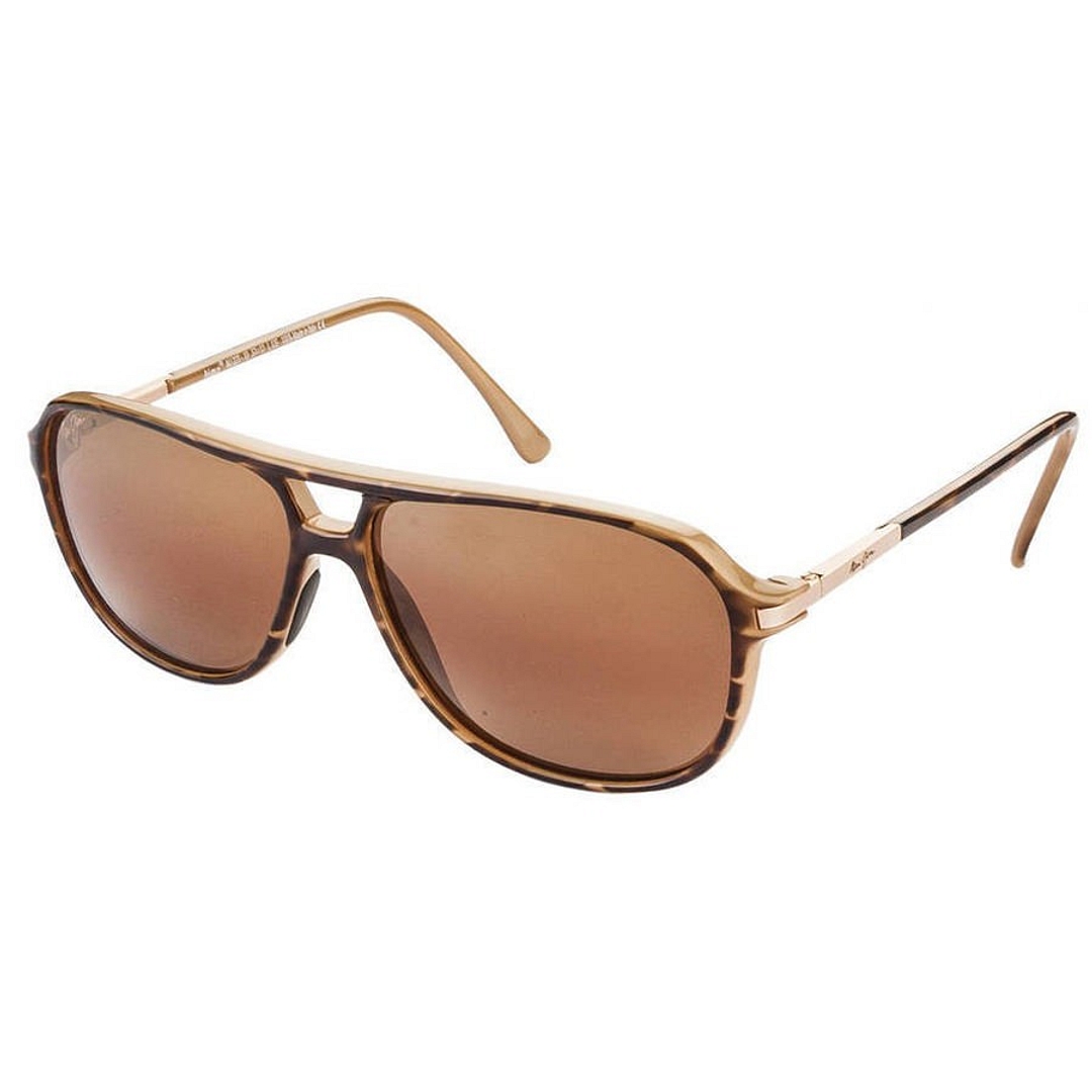 BRANDED Tortoise Full Rim Aviator left side