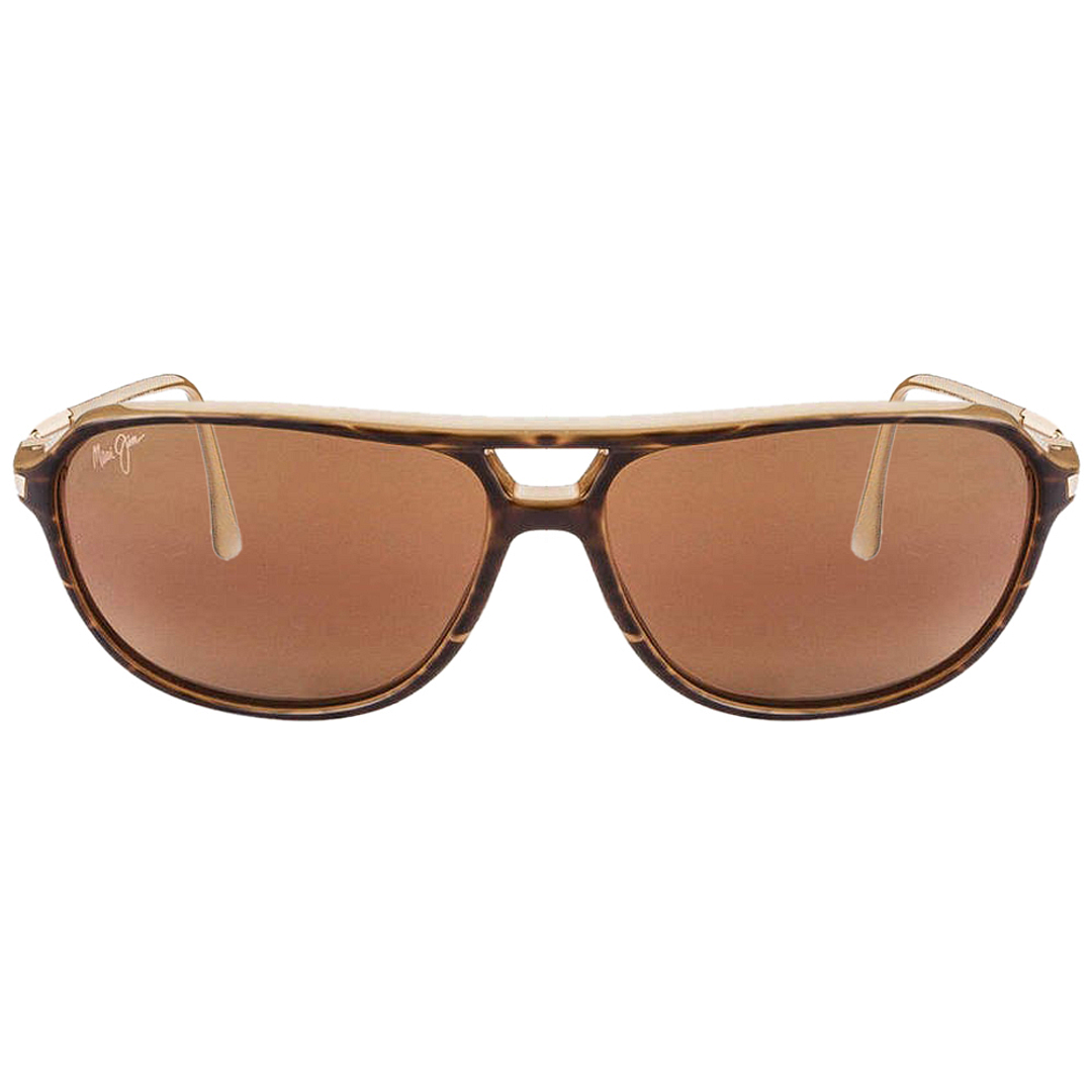 BRANDED Tortoise Full Rim Aviator left side