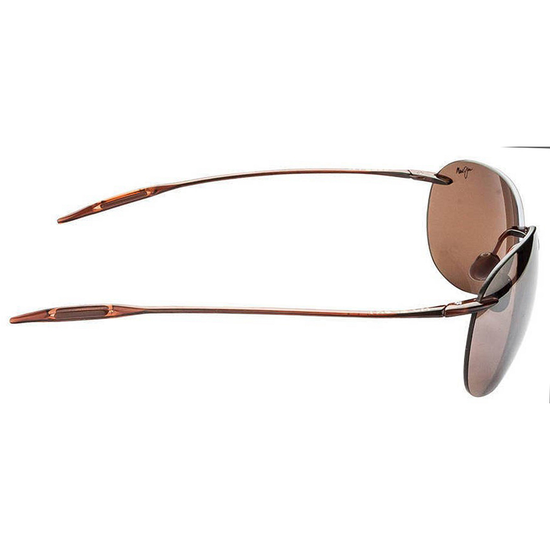 BRANDED Red Rimless Aviator left side