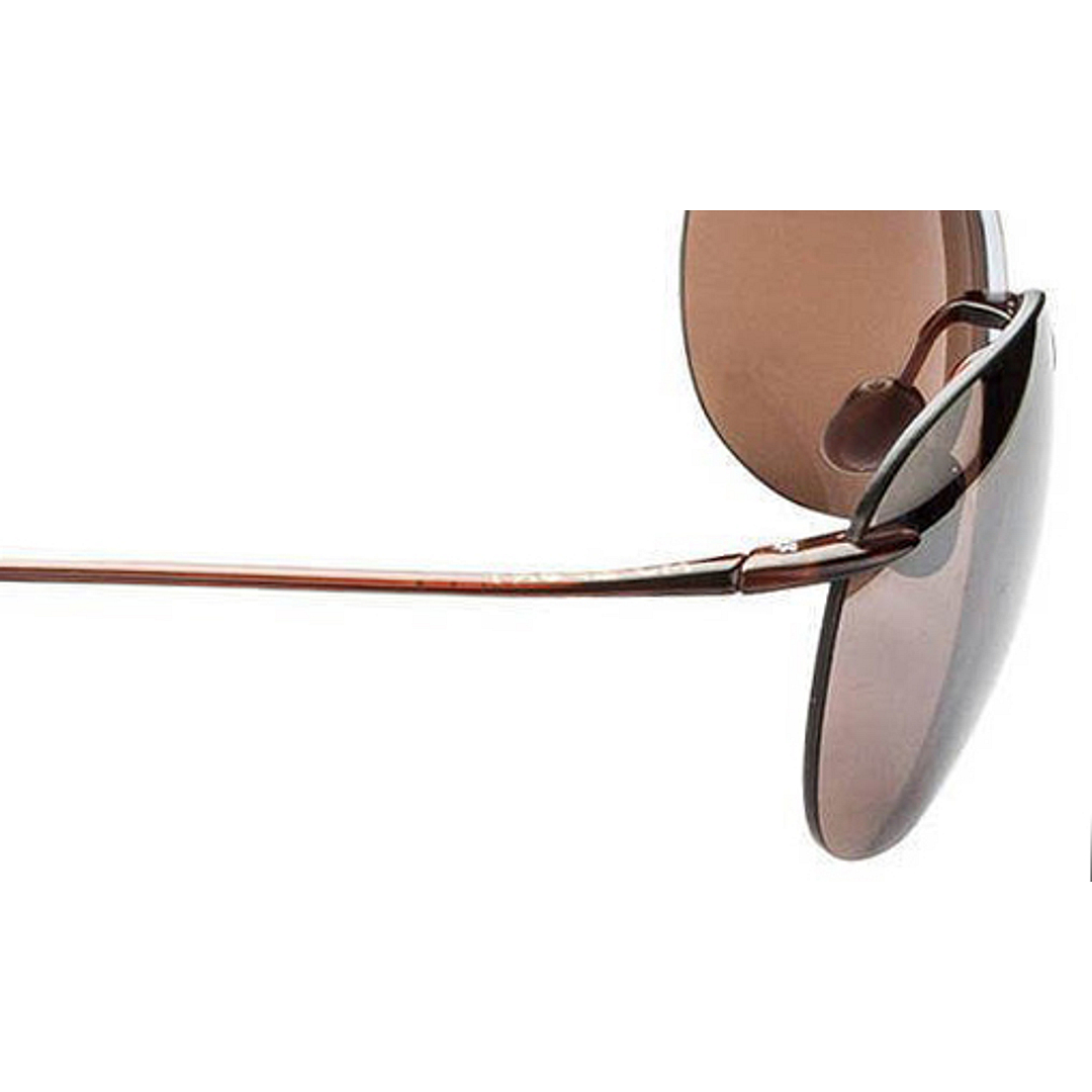 BRANDED Red Rimless Aviator right side