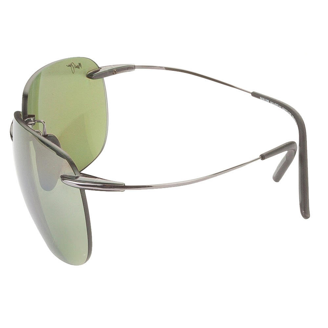 BRANDED Light Grey Rimless Rectangle left side