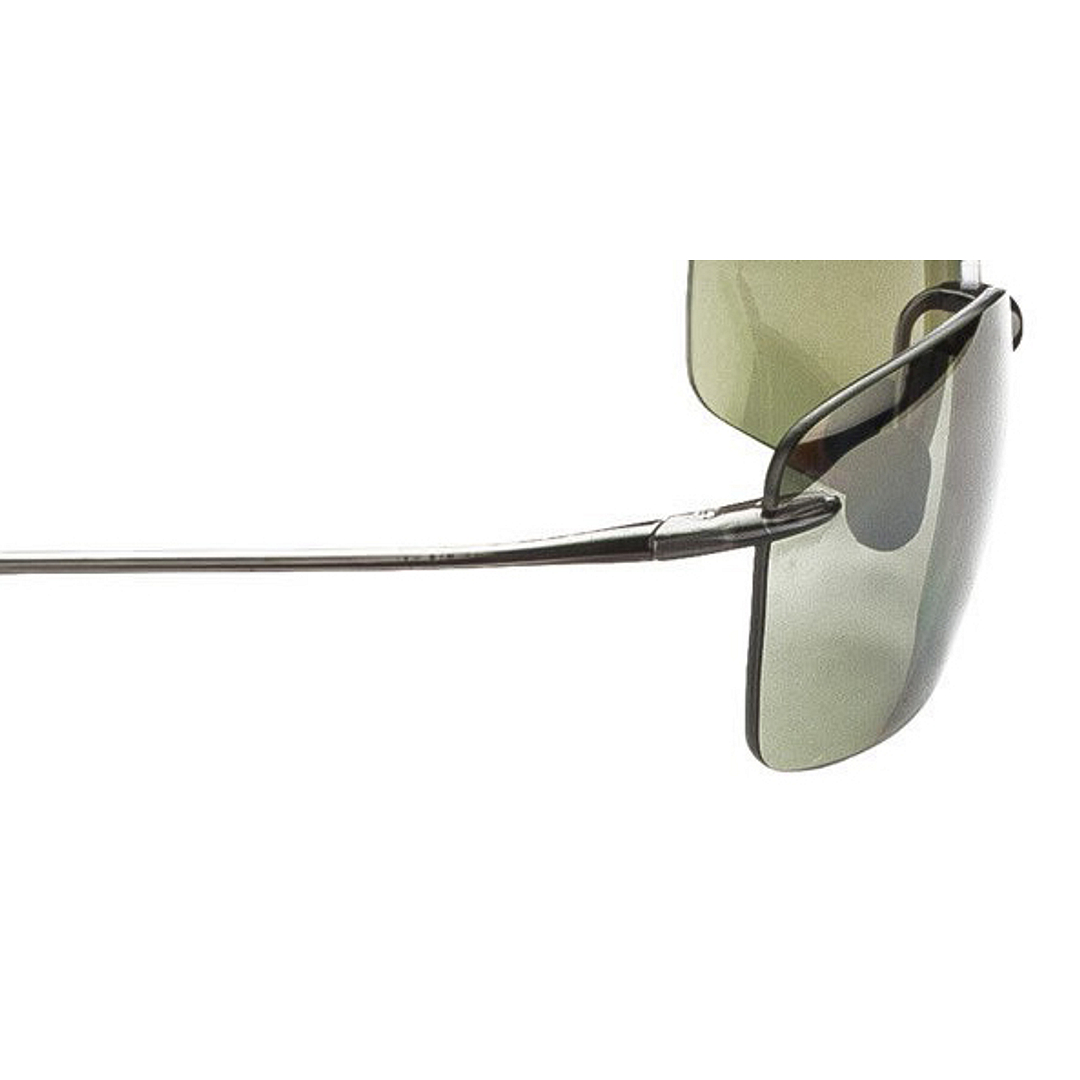 BRANDED Light Grey Rimless Rectangle left side