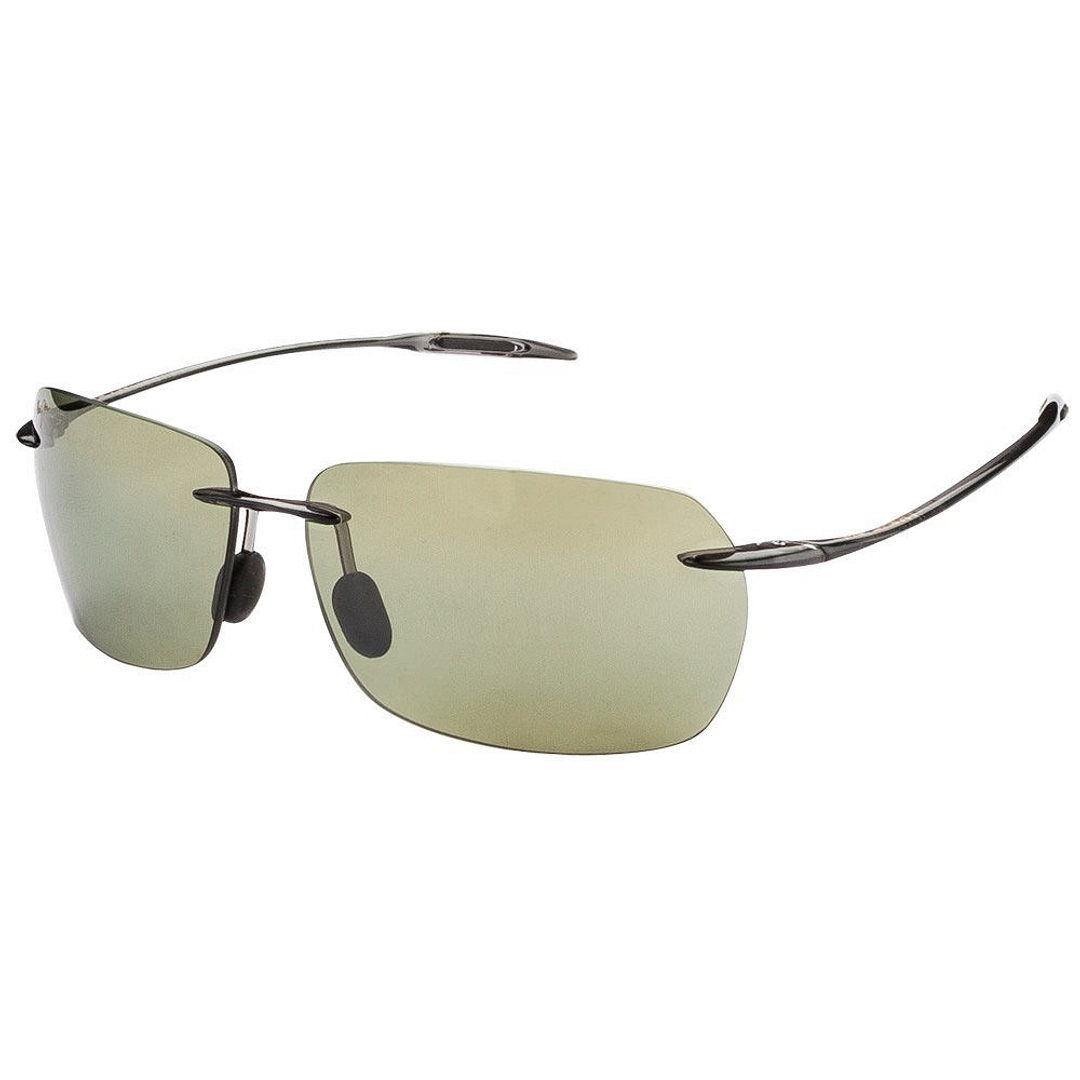 BRANDED Light Grey Rimless Oval left side