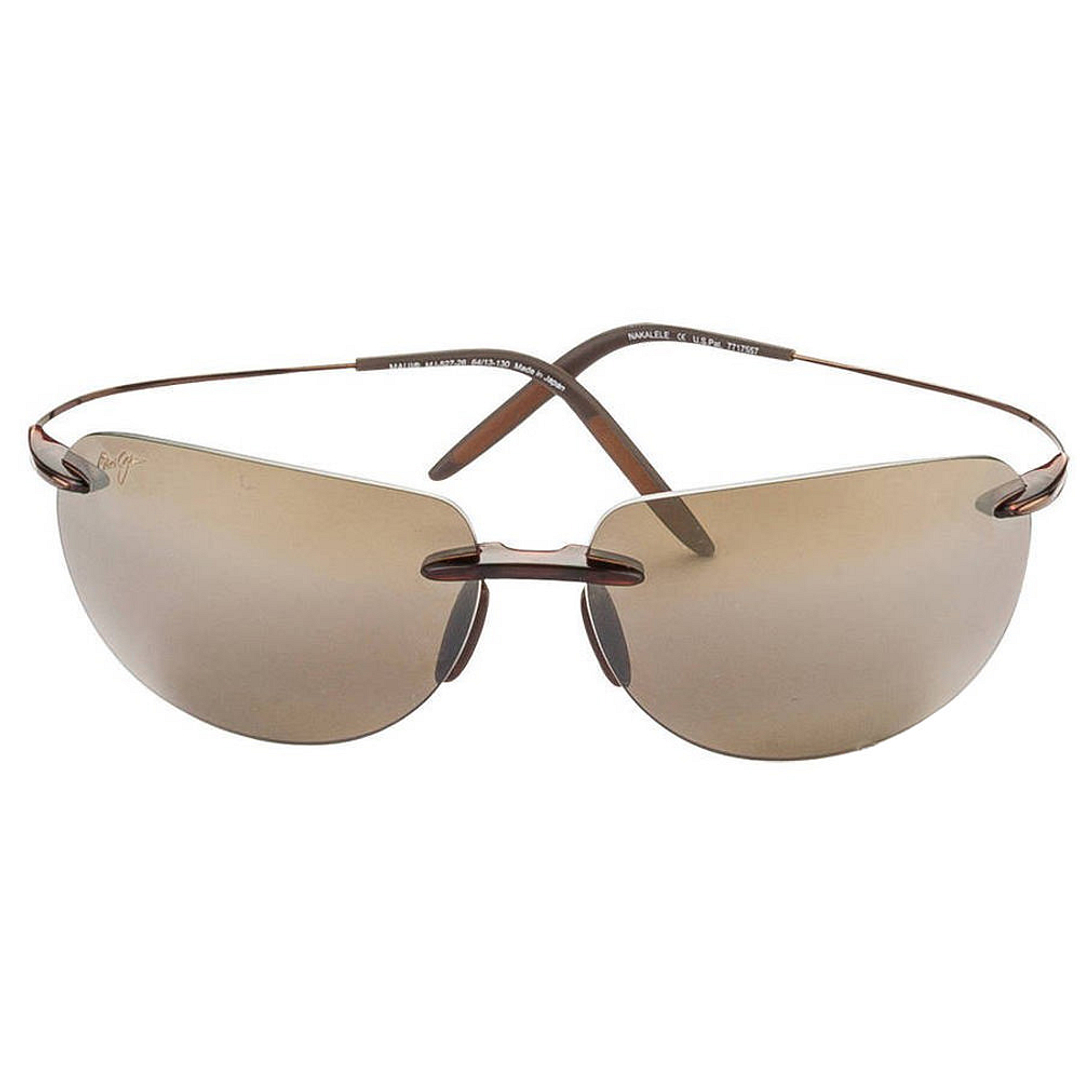 BRANDED Golden Brown Rimless Rectangle right side