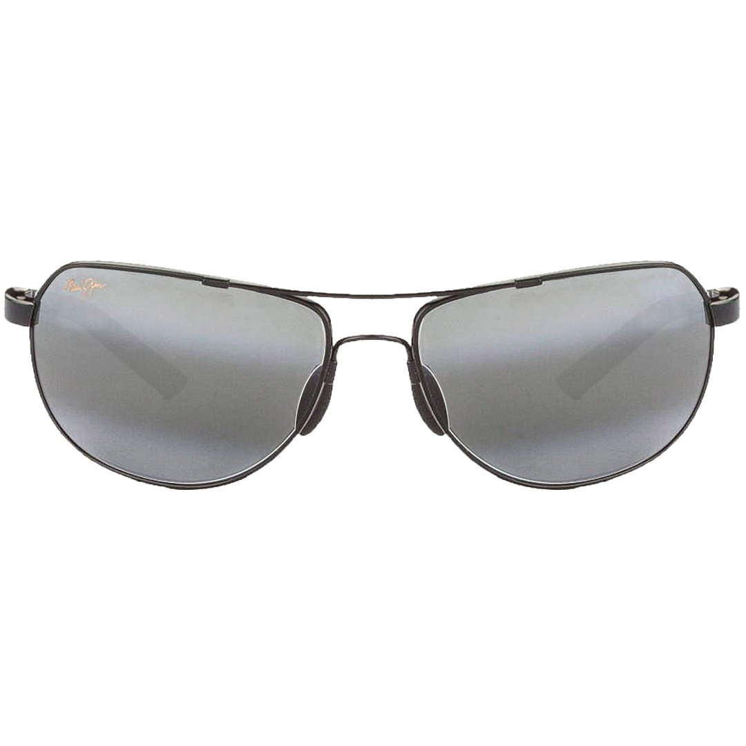 BRANDED Black Full Rim Aviator left side