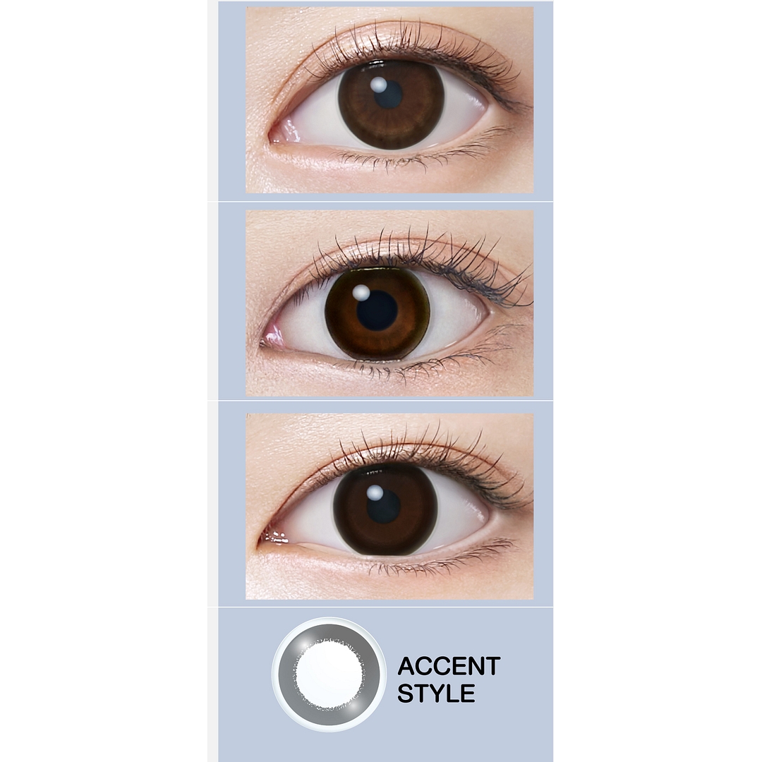 Johnson & Johnson Johnson   Johnson Acuvue Define Dailies Accent Color Plano and Power 30 LP Contact Lens right side