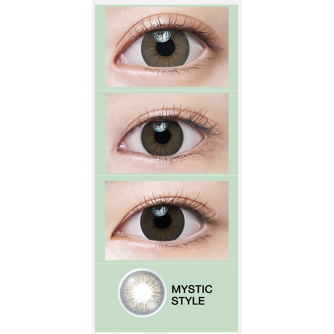 Johnson & Johnson Johnson   Johnson Acuvue Define Dailies Radiant Mystic Color Plano and Power 30 LP Contact Lens right side
