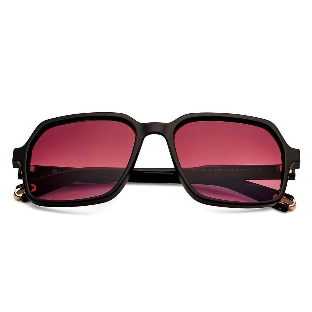 John Jacobs Online Black Full Rim Square left side