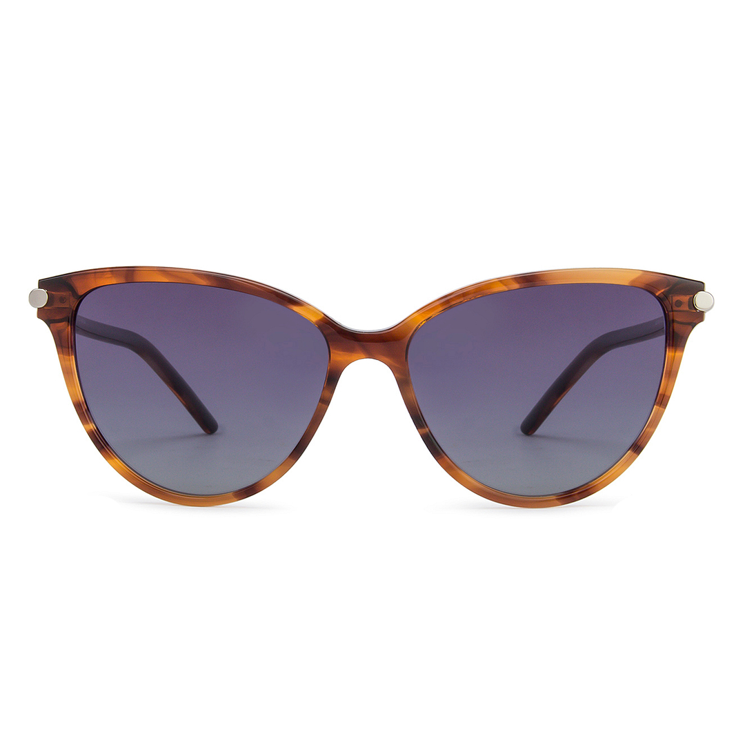 Buy Brown Tortoise Silver Grey Solid Full Rim Cat Eye John Jacobs