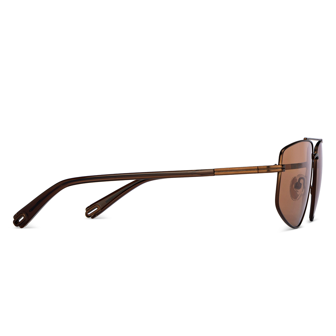 John Jacobs Online Dark Brown Full Rim Rectangle left side