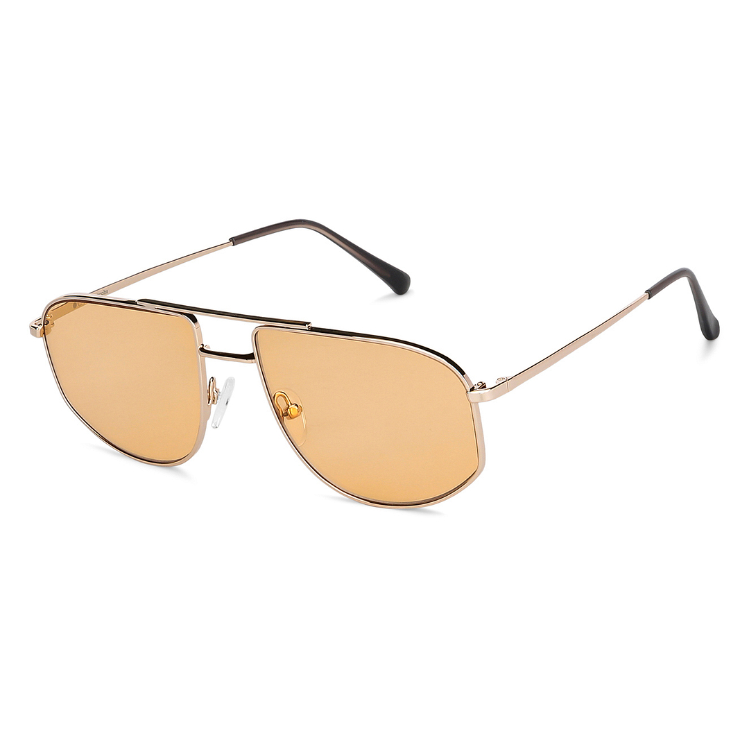 Gold-Brown-Full-Rim-Aviator-