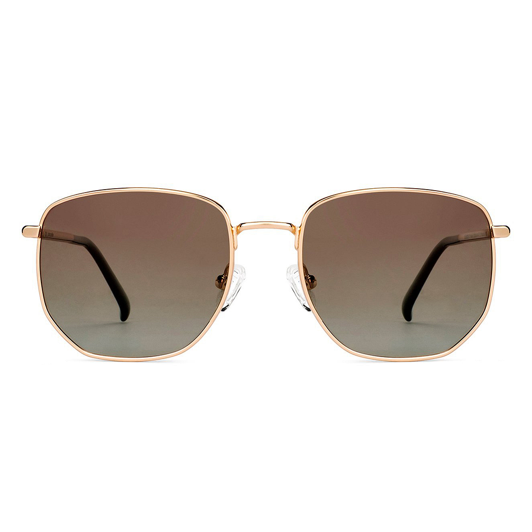 John Jacobs Gold Full Rim Square right side