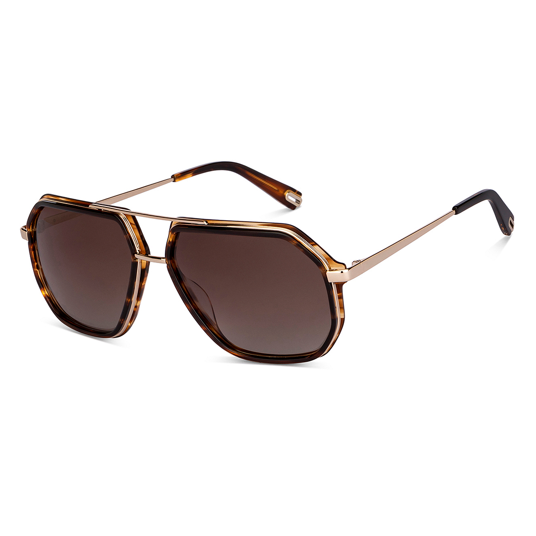 John Jacobs Online Gold Full Rim Aviator right side