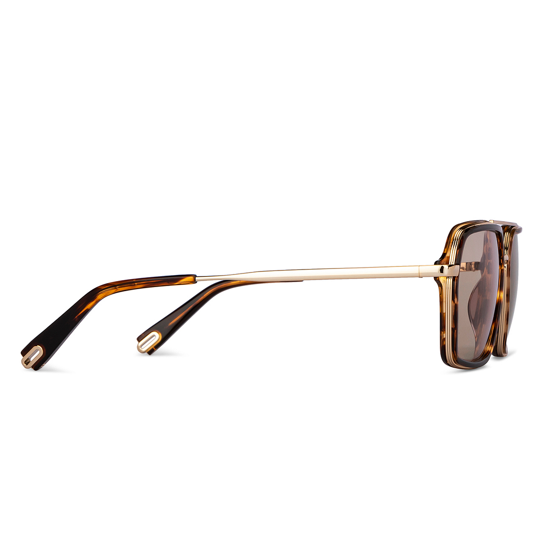 John Jacobs Online Gold Full Rim Square left side