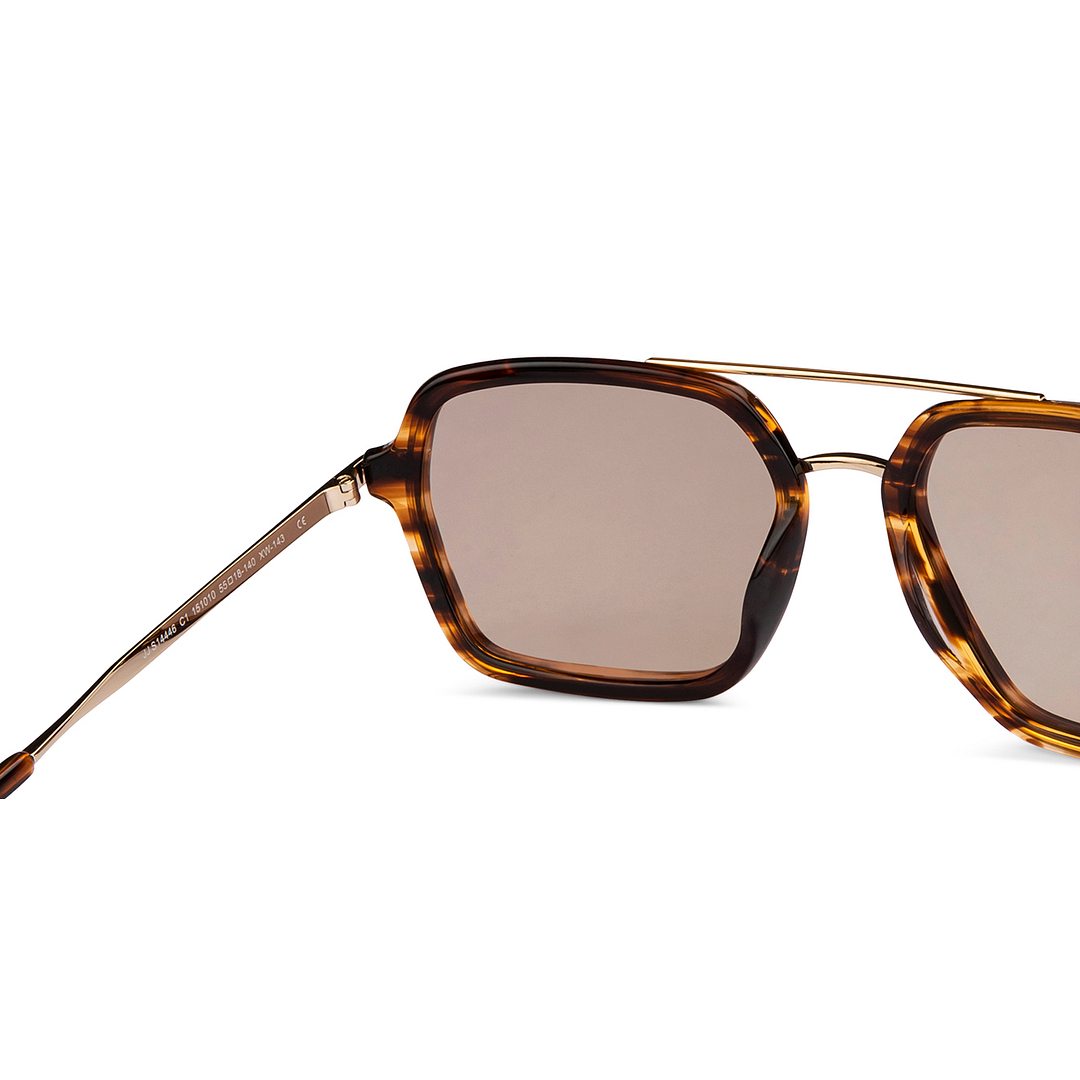 John Jacobs Online Gold Full Rim Square right side