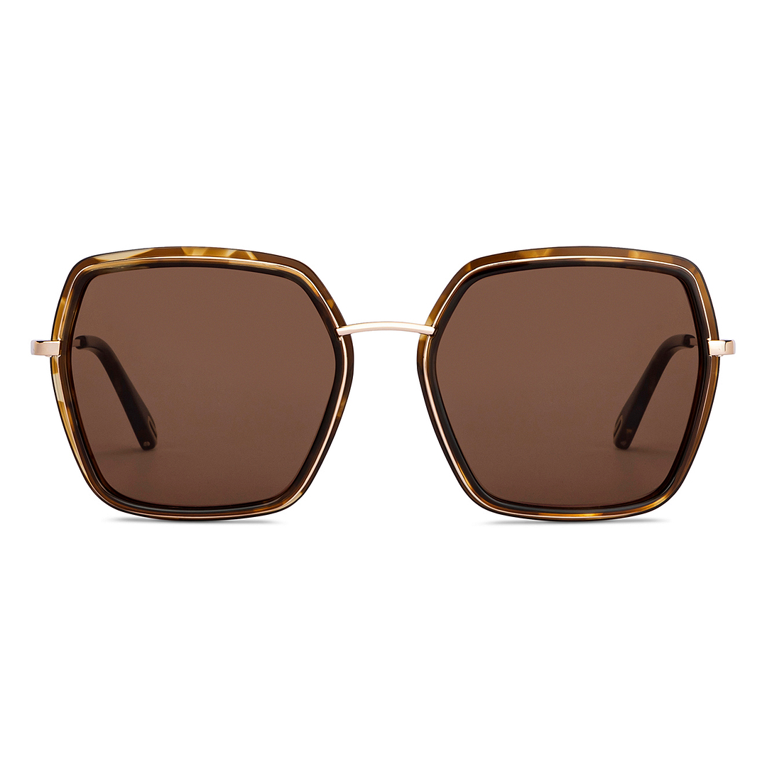 John Jacobs Online Gold Full Rim Square left side