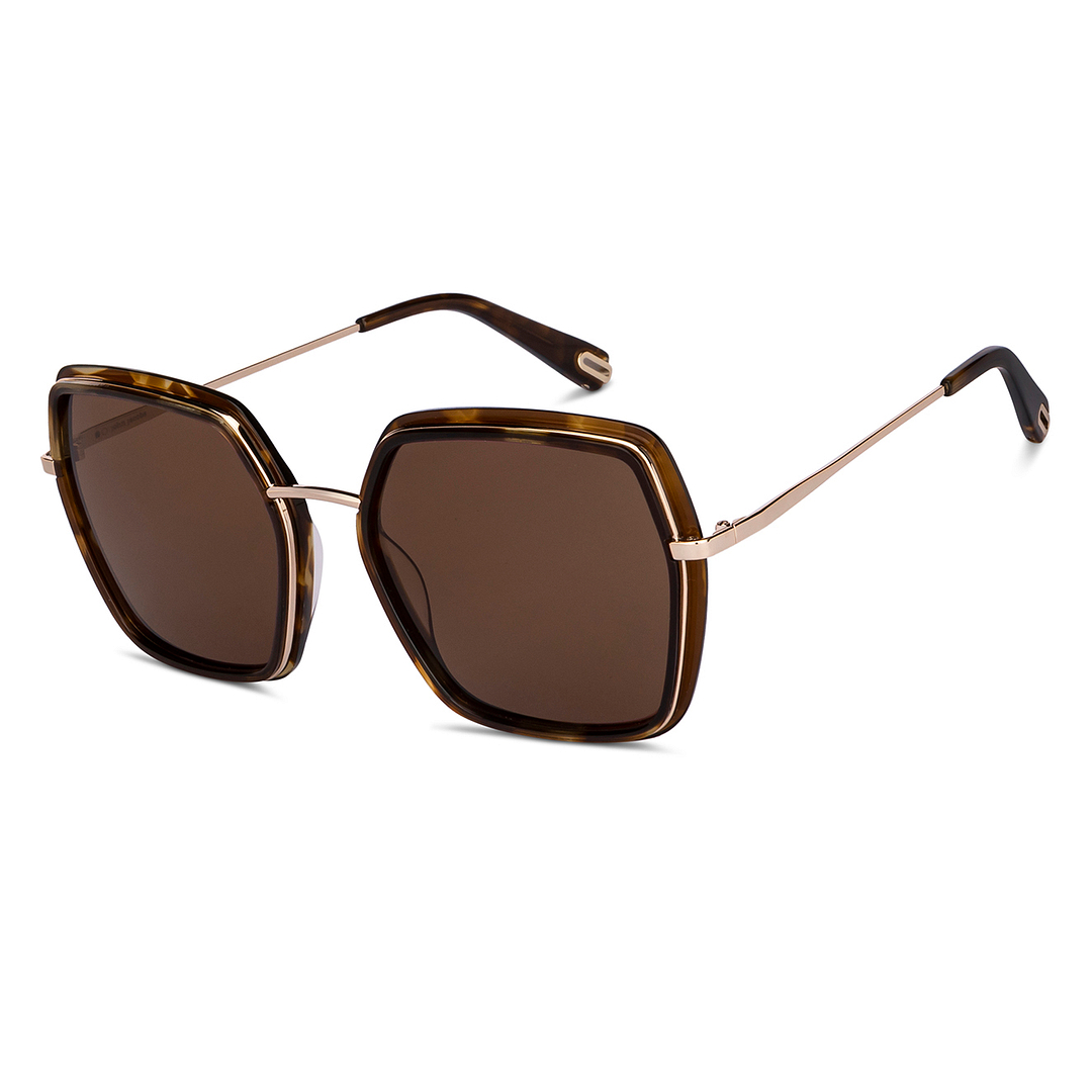 John Jacobs Online Gold Full Rim Square right side