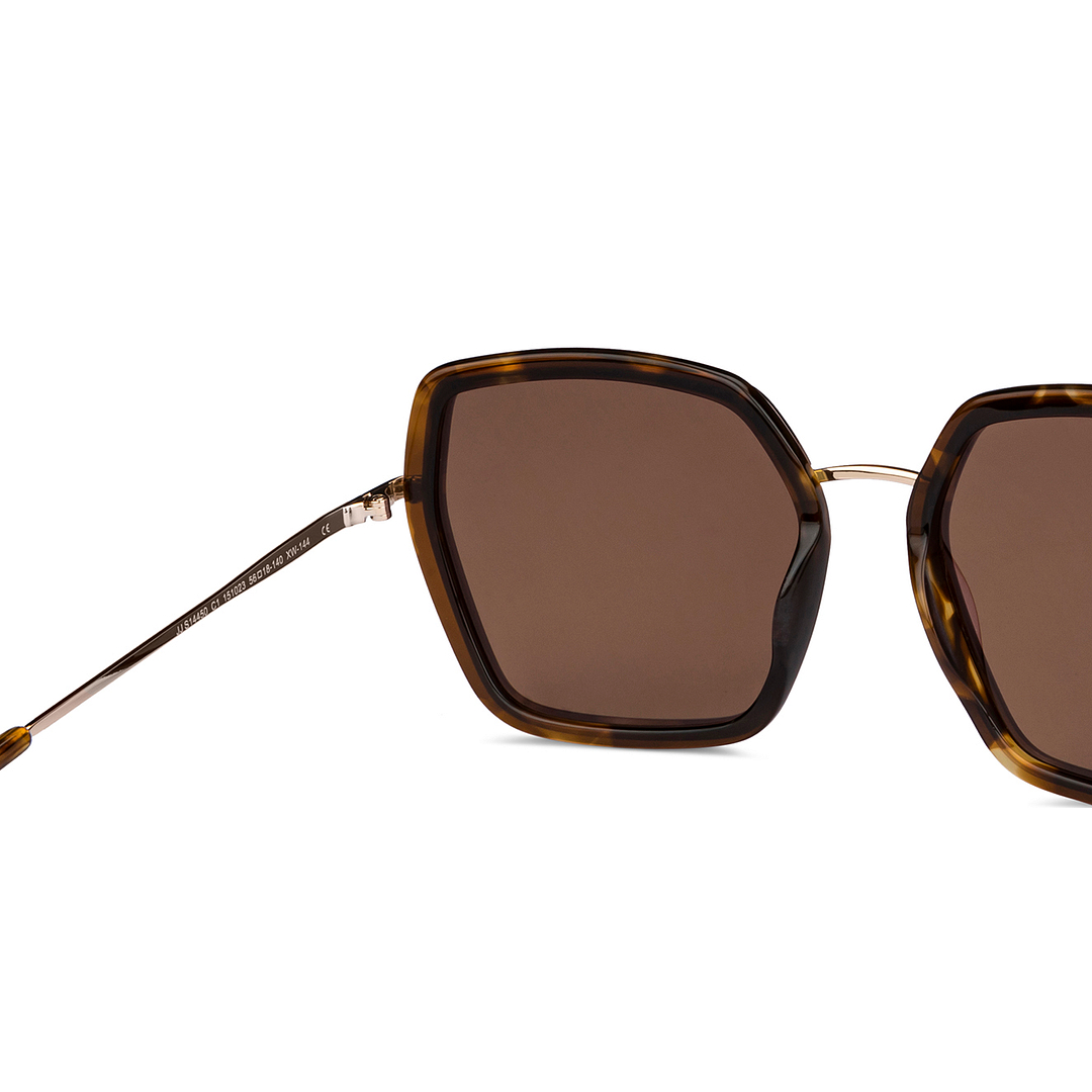 John Jacobs Online Gold Full Rim Square right side