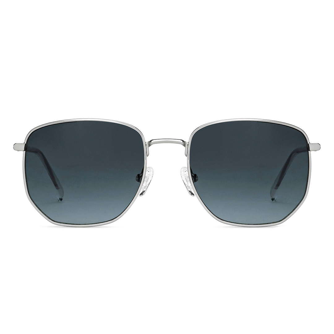 John Jacobs Silver Full Rim Hexagonal right side