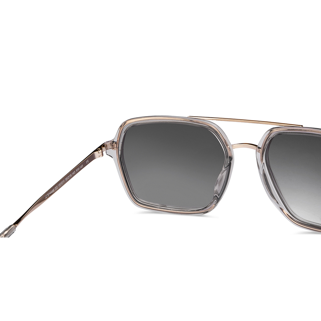 John Jacobs Grey Full Rim Square right side