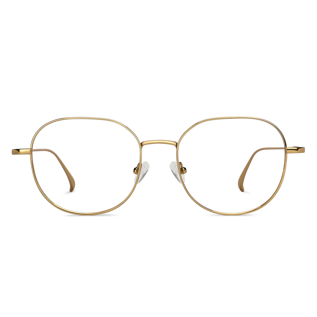 John Jacobs Online Gold Full Rim Round right side