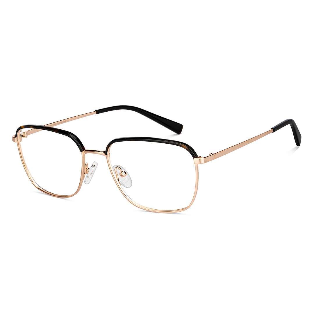 John Jacobs Gold Full Rim Square right side