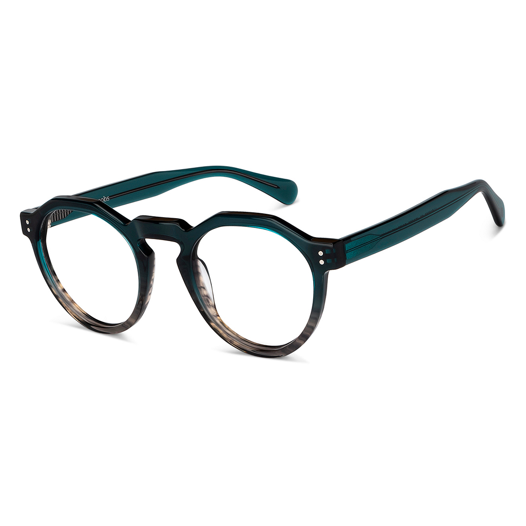 John Jacobs Online Green Full Rim Round right side