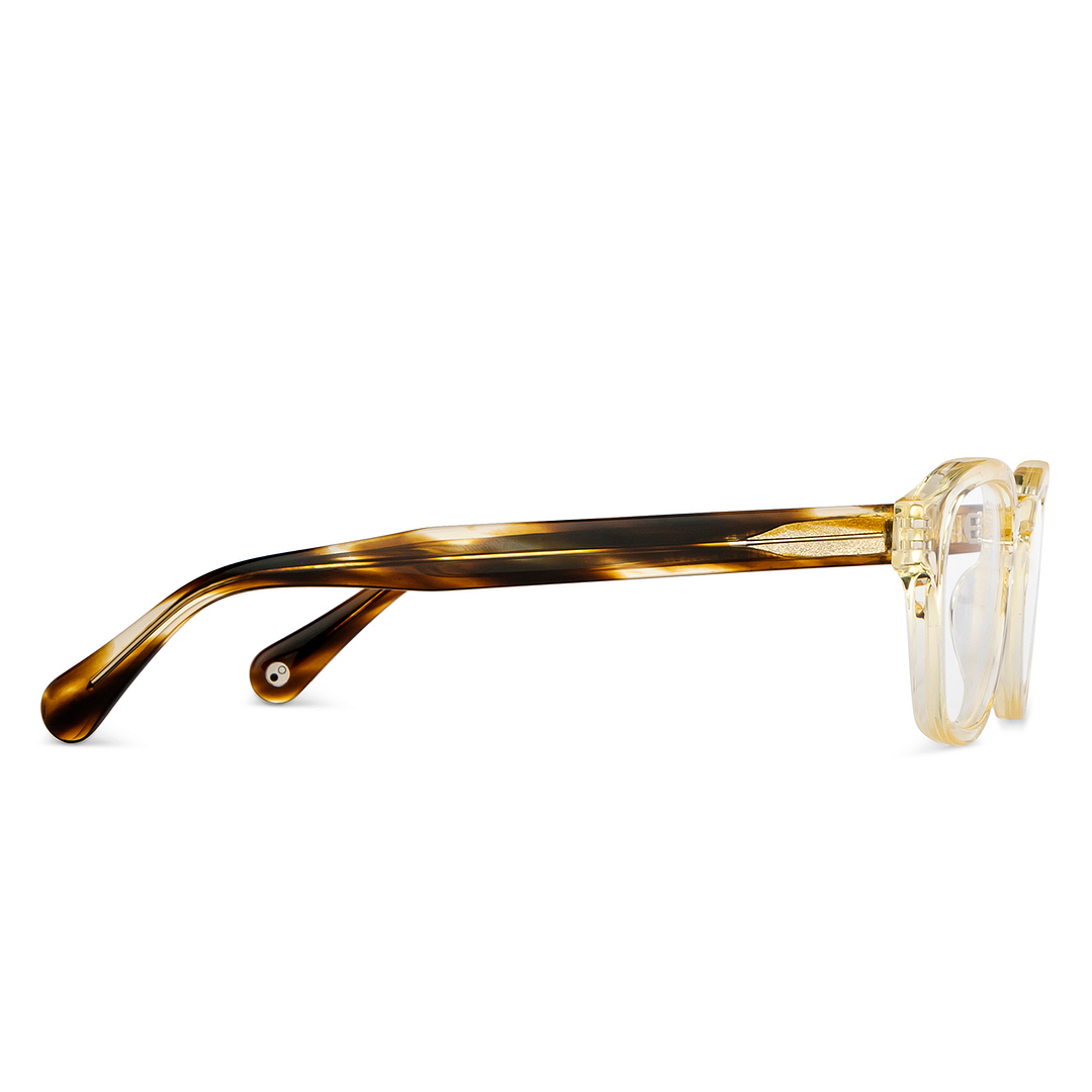 John Jacobs Online Yellow Transparent Full Rim Rectangle left side