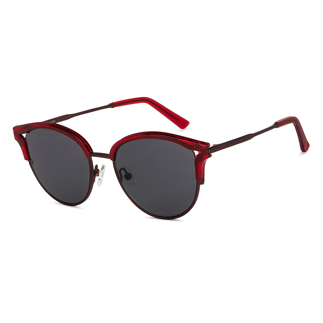 John Jacobs Online Red Full Rim Cat Eye left side