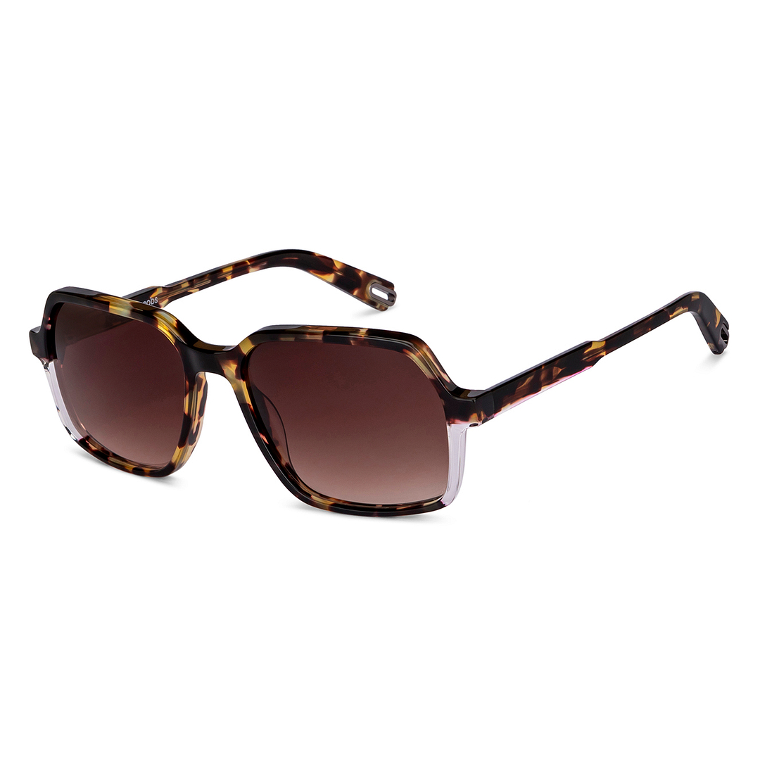 John Jacobs Online Tortoise Full Rim Square right side