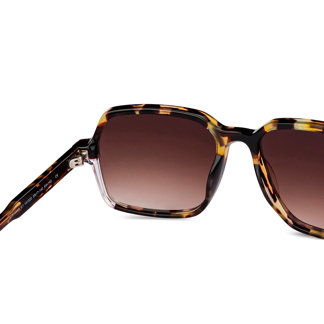 John Jacobs Online Tortoise Full Rim Square right side