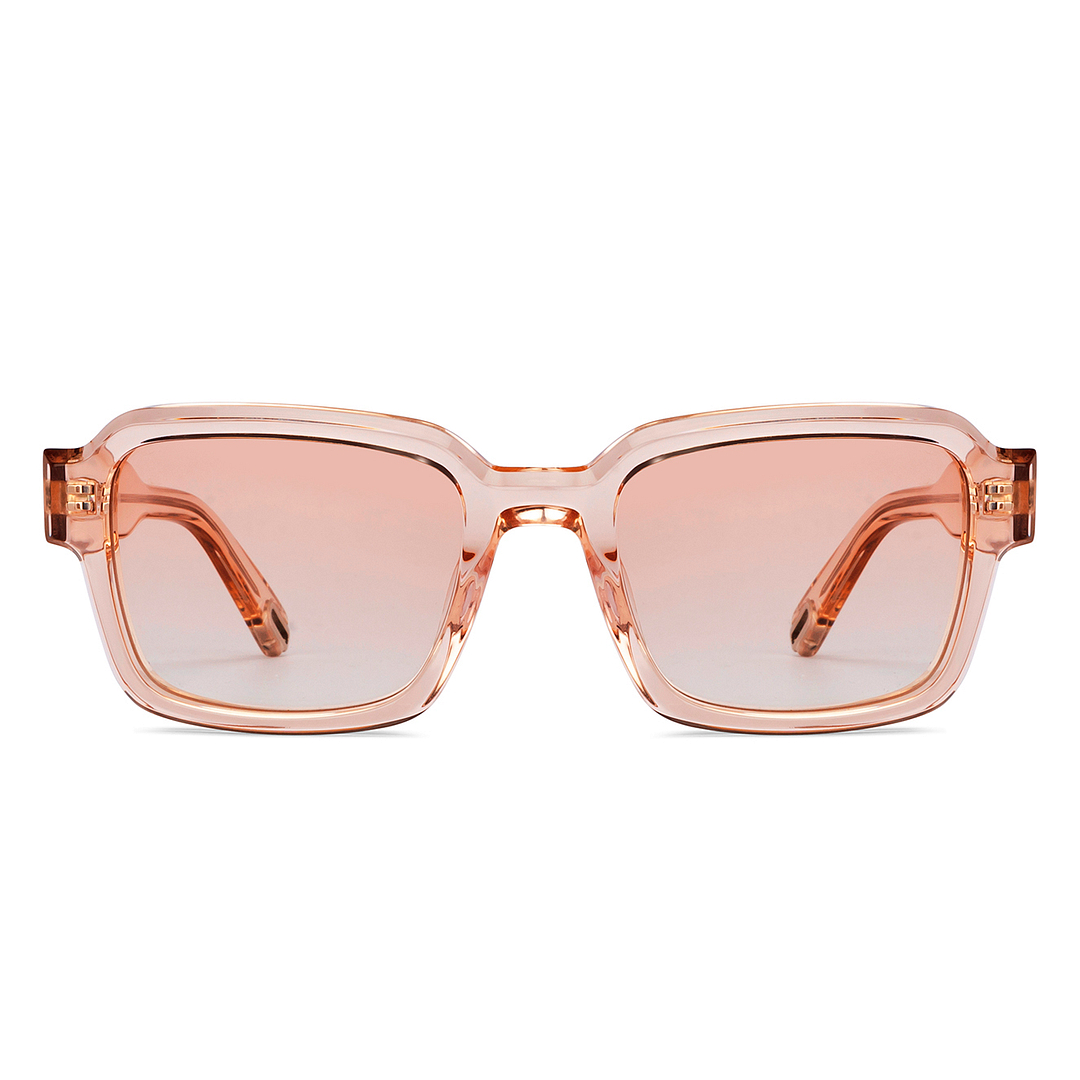 John Jacobs Online Crystal Transparent Full Rim Square left side