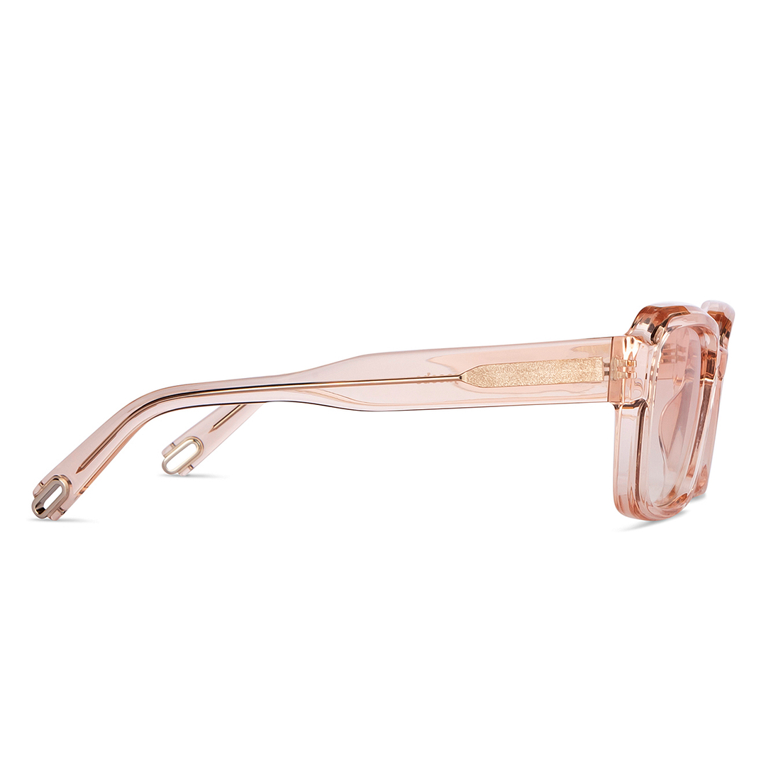 John Jacobs Online Crystal Transparent Full Rim Square left side