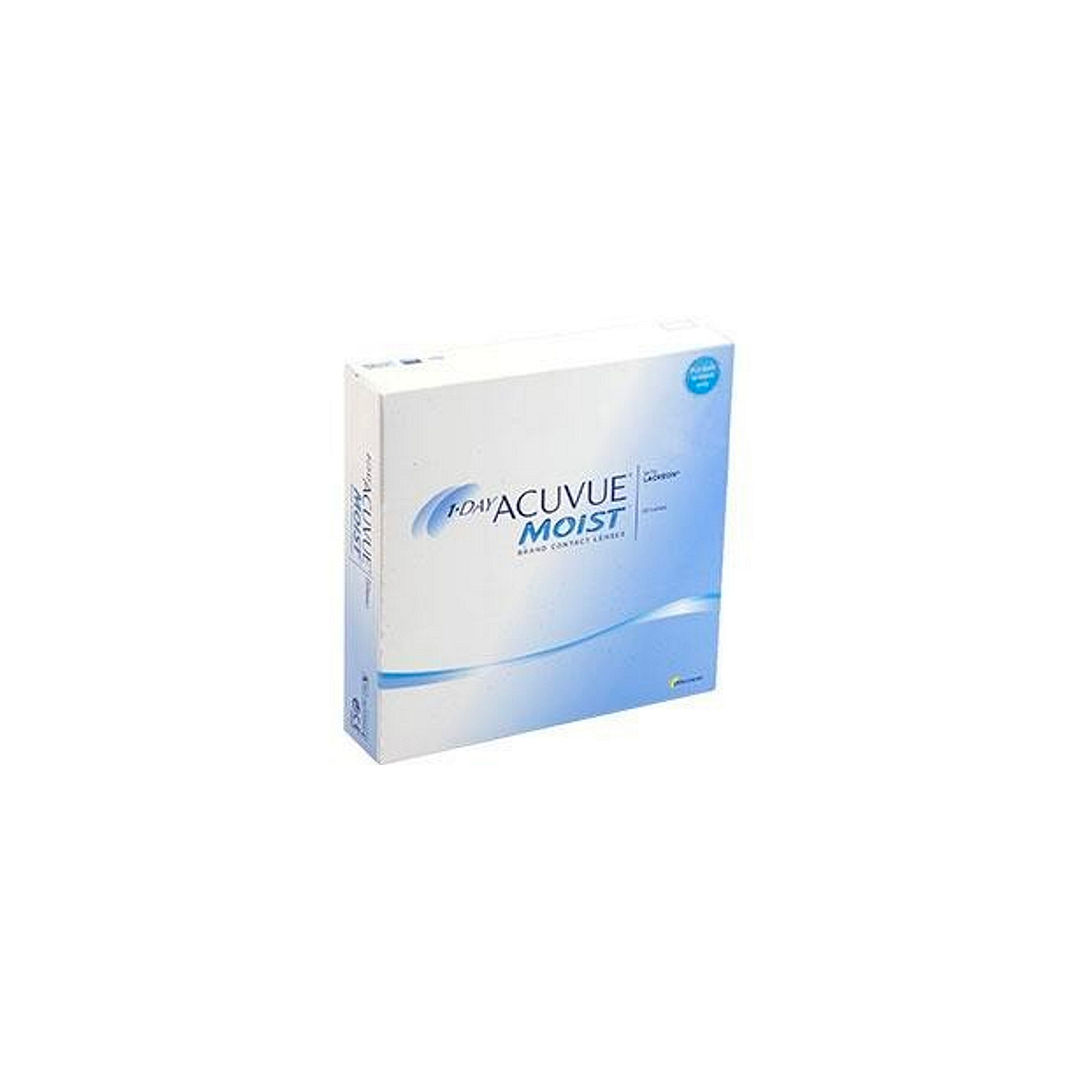 Acuvue Acuvue 1 Day MOIST Daily Disposable Contact Lenses 90 lens box right side