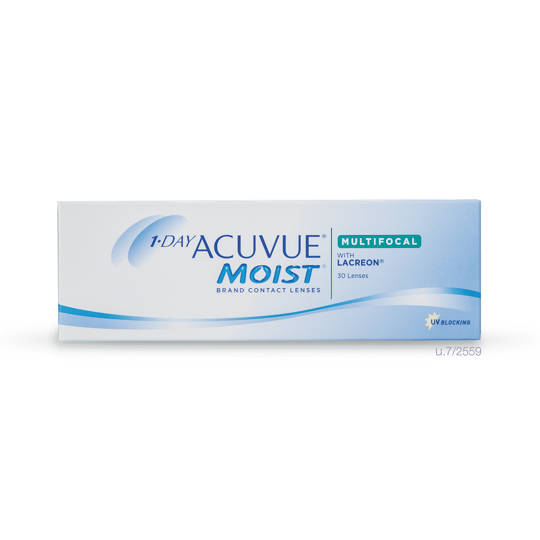 Johnson & Johnson Johnson   Johnson Acuvue Moist Multifocal Dailies 30 LP Contact Lens left side