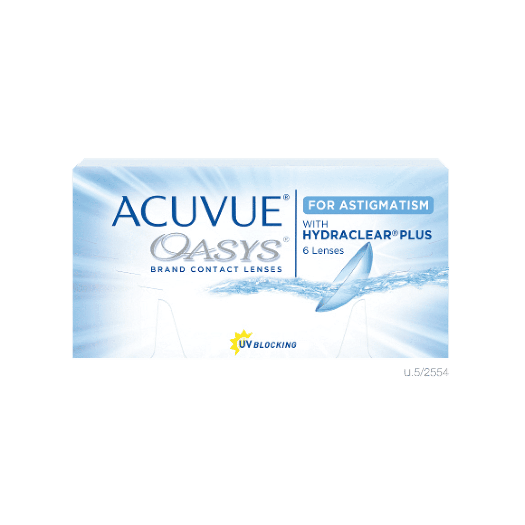 Johnson & Johnson Johnson   Johnson Acuvue Oasys for Astigmatism Biweekly 6LP Contact Lens left side