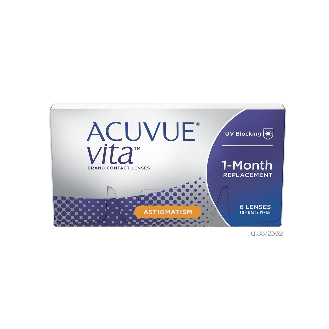 Johnson & Johnson Johnson   Johnson Acuvue Vita for Astigmatism Monthly 6LP Contact Lens left side