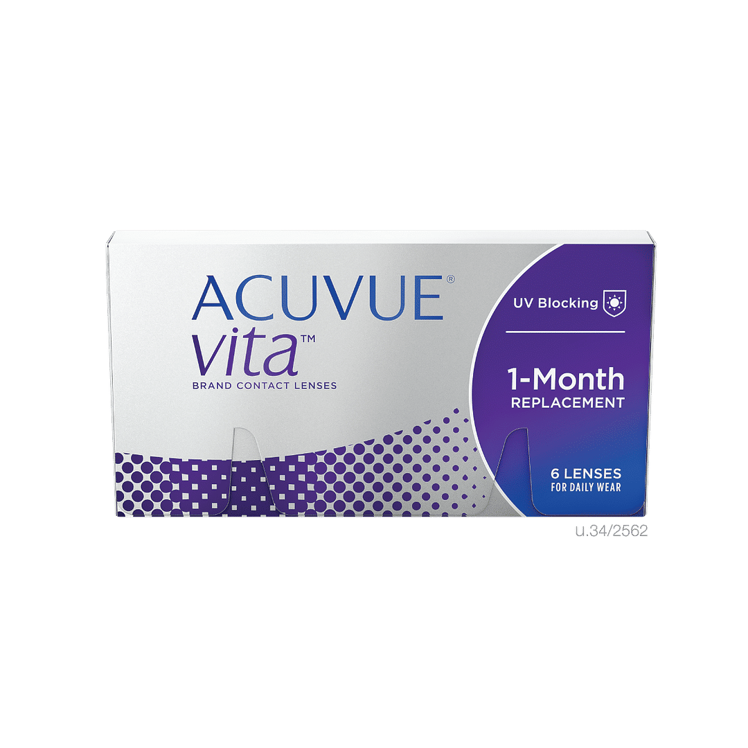 Johnson & Johnson Johnson   Johnson Acuvue Vita BC 8 Point 4 Monthly 6LP Contact Lens left side