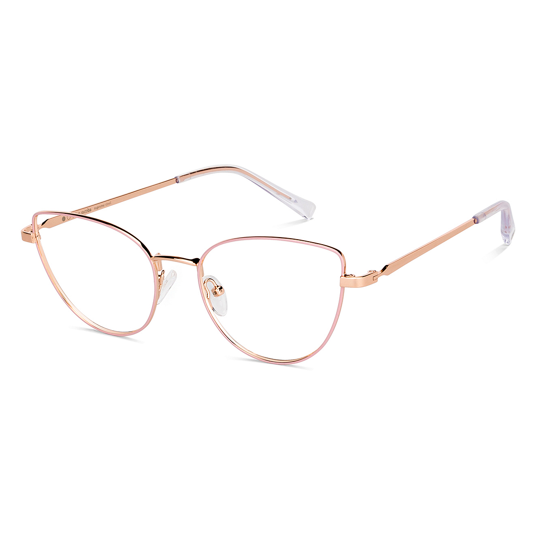 John Jacobs Online Gold Full Rim Cat Eye right side