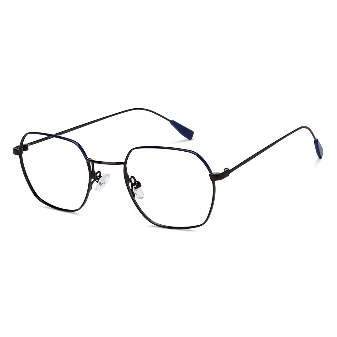 John Jacobs Online Black Full Rim Square right side