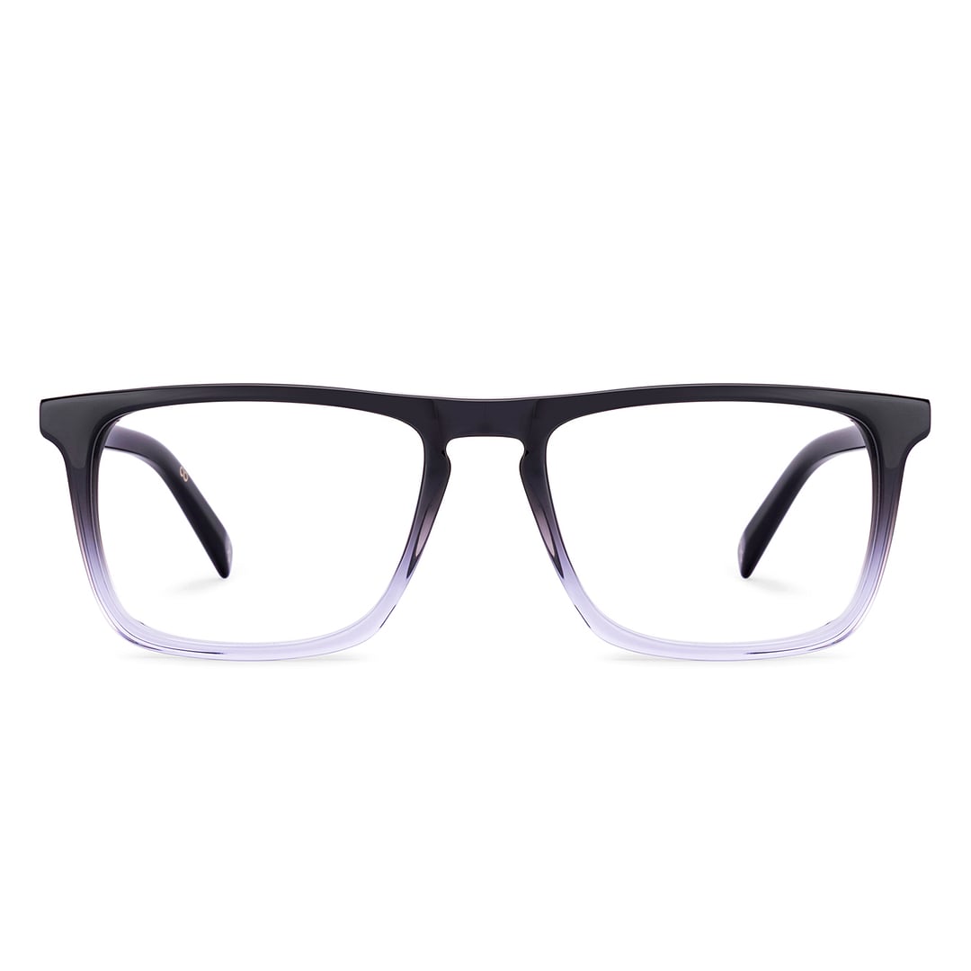 John Jacobs Black Blue Full Rim Square right side