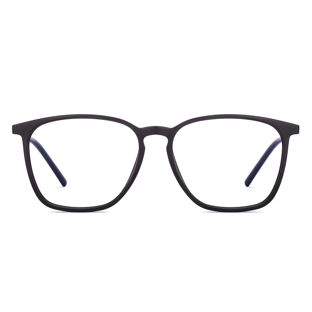 John Jacobs Black Full Rim Square right side